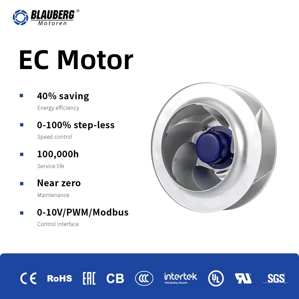 Blauberg BC-B310C-EC-F05 310mm EC Backward Curved Centrifugal Fan factory