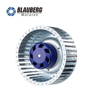 250 mm jednosmerný radiálny bezkefkový dopredu zakrivený odstredivý ventilátor pre extrudéry